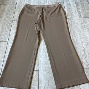 Preloved Alfani size 14P,Tan,2back pockets,straight leg,pants for women